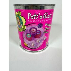 Vintage 2000 Can-do Girls! "Pots'o Gloss"‎ Gloss Making Cosmetic Activity Kit